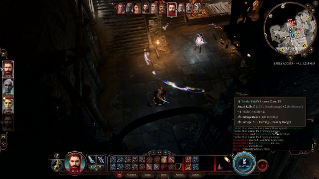 Baldur’s Gate 3 Thief Rogue Build Guide - Uncanny Dodge in Combat