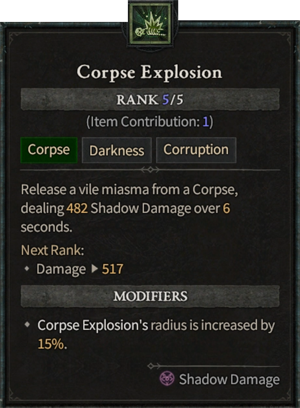 Diablo 4 Necro Build - Corpse Explosion (Shadow DoT)