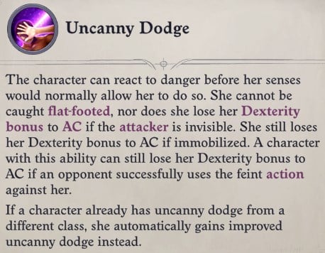 Uncanny Dodge for the Oracle Class Daeran Pathfinder Wrath of the Righteous Build