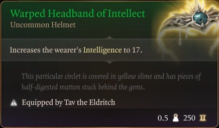 Warped Headband of Intellect